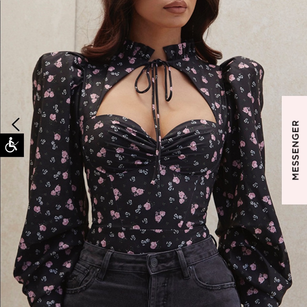 NWOT Ruby bodysuit house of cb size small